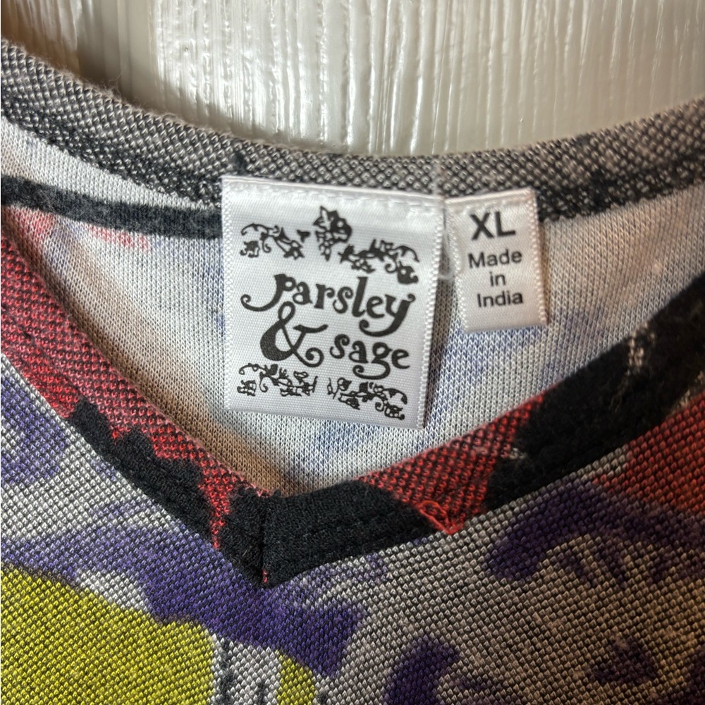 Parsley And Sage, Abstract, Asymmetrical Tunic Si… - image 1